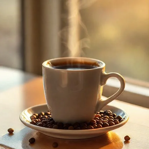 A visually rich composition of diverse hands engaging with different aspects of coffee: one hand gently pouring frothed milk for latte art, another cradling a warm, artisanal ceramic mug, a third sifting roasted beans. Focus on human connection, warmth, and the craft involved.
