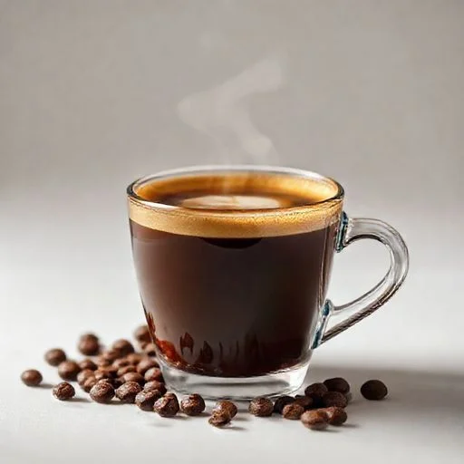 An abstract, symbolic depiction of the core values. Three distinct, stylized elements representing 'Sustainability' (a sprouting coffee plant against a sunrise), 'Community' (interlocking abstract shapes resembling people gathering around a coffee cup), and 'Excellence' (a perfectly crafted coffee bean silhouette radiating light). Each symbol is distinct but shares a cohesive artistic style.